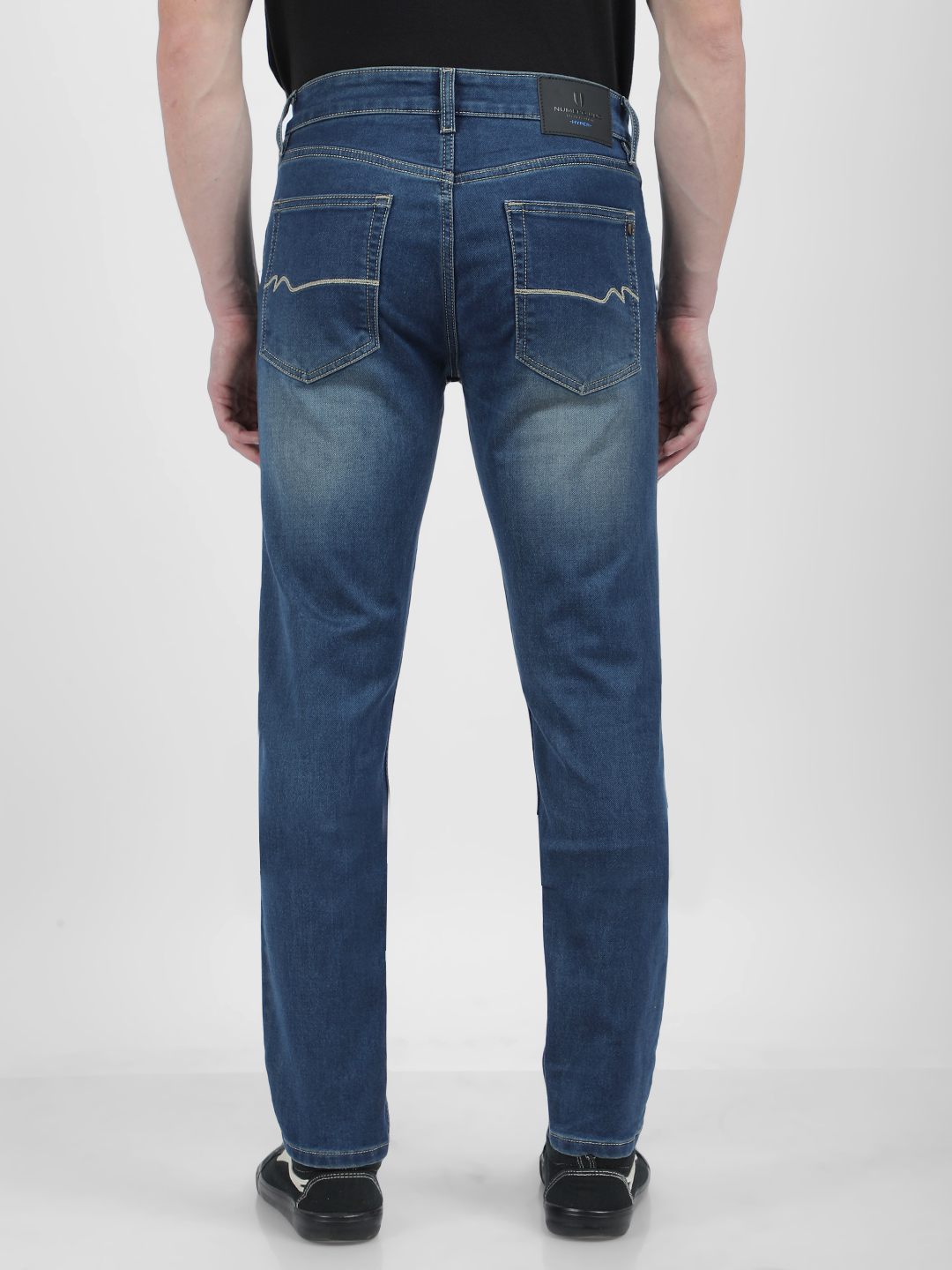 Numero Uno Men Faded Blue Jeans
